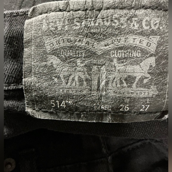 Levi's Black Slim-Fit Jeans - Picture 6 of 11